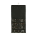 thumbnail image 1 of Dvumao Storage Containers, Hanging Jewelry Organizer Necklace Earrings Rings Hanger With 48 Jewelry Bags Travel Storage Roll With Pockets Hang Closet Wall Door, Man Gifts, 33.85x16.92x2.36 in, 1 of 5