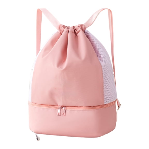 Dvumao Swim Backpack With Wet Dry Separation Waterproof Gym Bag Drawstring Travel Backpack With Shoe Compartment For Beach Pool Sports Lightweights Swimming Gear Bag