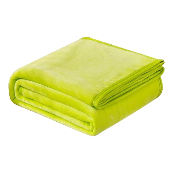 Dvumao Throw Blanket – 39x59 Inch Soft Solid Blanket for Sofa, Bed or Nap – Machine Washable Polyester (1-Pack)