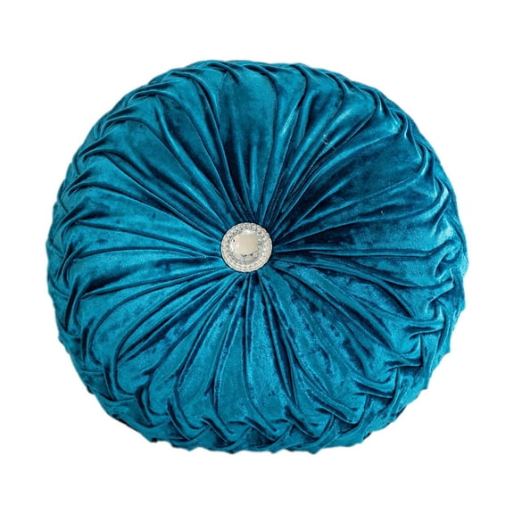 Dvumao Throw Pillows, Round Ice Flower Velvet Wheel Pillow Bedside Sofa Cushion Window Futon Cushion Pumpkin Pillow, Man Gifts