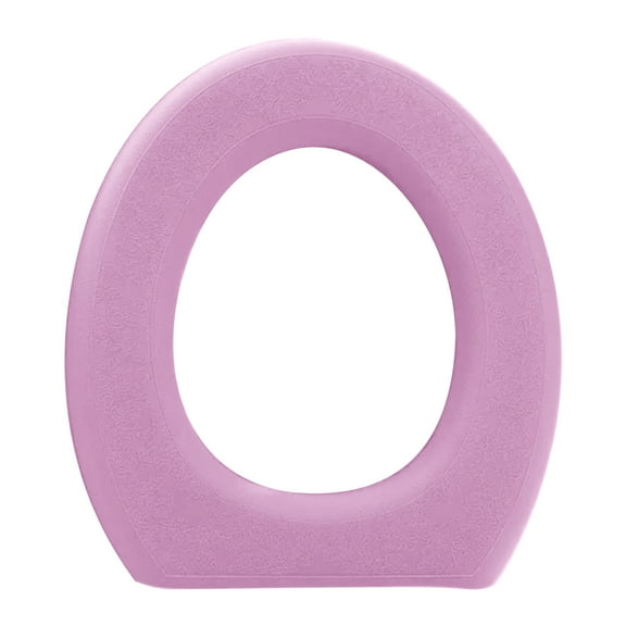 Dvumao Toilet Seat, Household Toilet Seat Cushion All Year Round Toilet Seat Ring Adhesive Foam High Foam Toilet Seat, Gift for Friend
