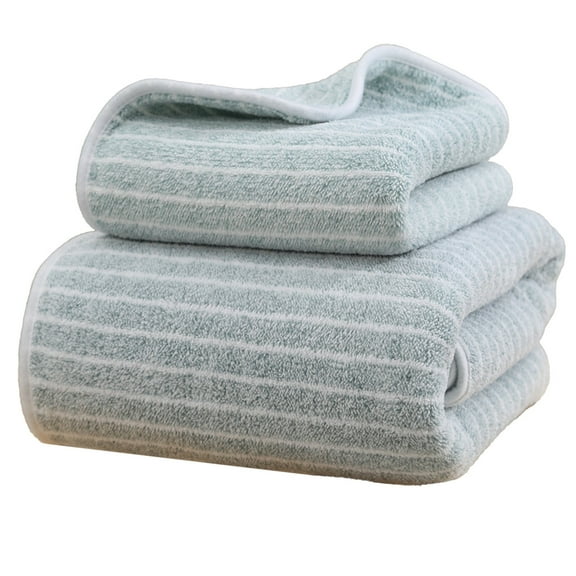 Dvumao Towels for Bathroom, Corals Fleece Towel Set Towel and Bath Towel Two Piece Set Soft and Absorbent Household Face Towel and Bath Towel, Women Gifts