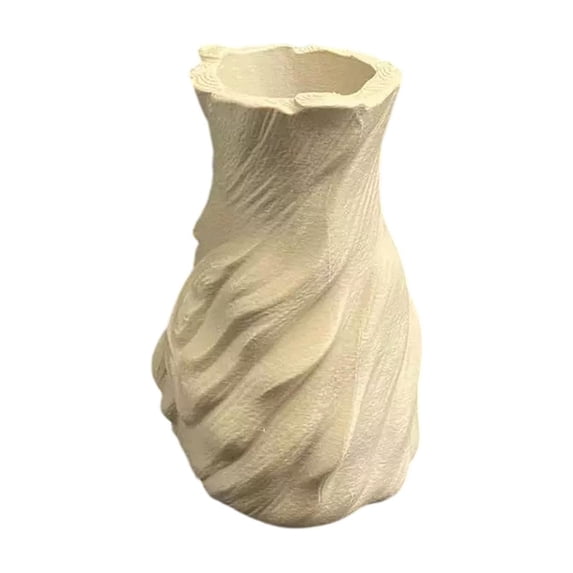 Dvumao Twisted Stump-Shaped Vase Tabletop Home Decor Holiday Decorations Entryway Decor