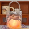 thumbnail image 1 of Dvumao 1pc 3.15 Inch Valentines Heart Shape Light with Gift Bag and Raffia, Romantic Bedroom Light for Couples Warm Ambient Light For Festival, Valentines Day Decorations（Pink）, 1 of 9