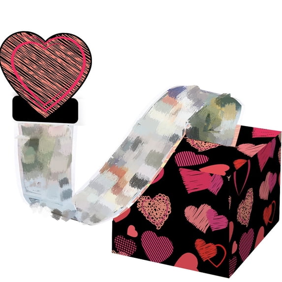 Dvumao Valentines Day Decorations, Valentines's Day Party Decoration Money Drawer Box Creatives Surprise Cash Box Holiday Gift Box Suitable For Valentines's Day Surprise Gift Money Drawer Box