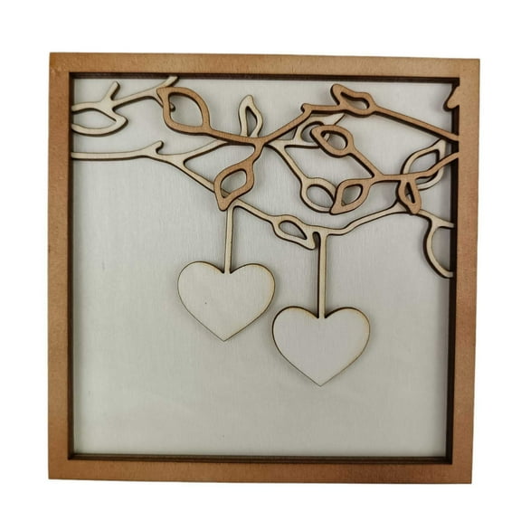 Dvumao Wedding Decor, Wooden Personalized Wooden Sign DIY Couple Wooden Sign Anniversary Gift Personalized Wedding Gift, Gift for Friend