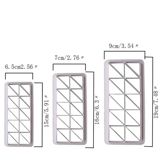Dvumao kitchen supplies, Geometric Figure Cake Cutting Multifunctional Cake Cutter Cake Decoration, Teens Gifts