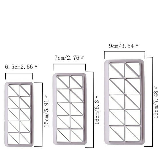 Dvumao kitchen supplies, Geometric Figure Cake Cutting Multifunctional Cake Cutter Cake Decoration, Teens Gifts