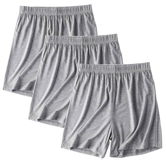 Dwaogom 3PC Women's Summer Color Elastic Waist Leisure Thin Shorts Home Pants Sports Outerwear Tunics For Women To Wear With Leggings Plus Size Panties
