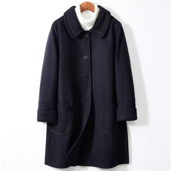 Dwaogom Fashionable Women's Cardigan Solid Color Long Sleeved Woolen Casual Coat Top Waist Coat For Women Casual Loose Fit Tops