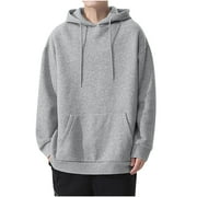 Dwaogom Men's Casual Hoodie Men's Hoodie Long Sleeved