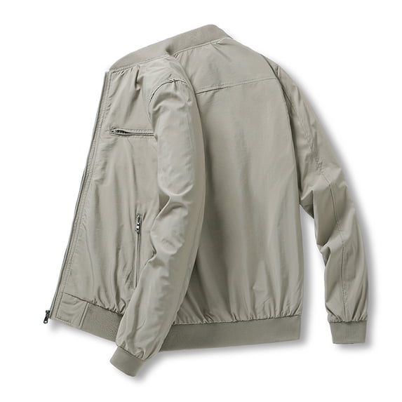 Dwaogom Men's Jacket Casual Fall Winter Jacket and Coats Outwear Windproof Motorcycle Jacket