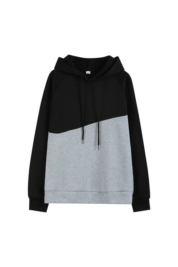 Men's Softshell Jackets Contrast Color Windbreaker Winter Snow Coat Hooded