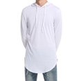 thumbnail image 1 of Dwaogom Mens Hoodie Pullover Long Sleeve Casual Fashion Sweatshirts Drawstring Gym Long Hooded Shirt, 1 of 4