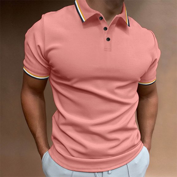 Dwaogom Mens Polo Shirts Long Sleeve Sweater Casual Polo Shirts Lightweight Collared T Shirts