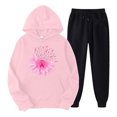 thumbnail image 1 of Dwaogom Two Piece Outfits Sweatsuits for Women Set Printed Hoodie and Sweatpants Set Jogging Suits with Pockets, 1 of 2