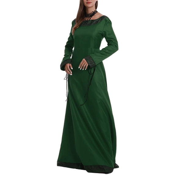 Dwaogom Woman Fashion Vintage Hooded Dress Tie Flared Sleeves Skirt Halter Dresses For Women Toddler Princess Dress Long Summer Dresses For Women
