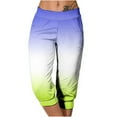 thumbnail image 1 of Dwaogom Women's Casual Elastic Tie Waist Loose Long Pants Printing With Pocket Capris Sweatpants Summer Boho Wide Leg Pants, 1 of 6
