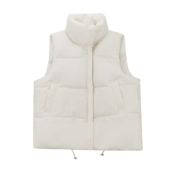 Dwaogom Women's Down Jacket Women's Loose Warm Thickened Cotton Waistcoat Cotton Tan Coat Oversized Plaid Flannel Button Down Shirt Jackets