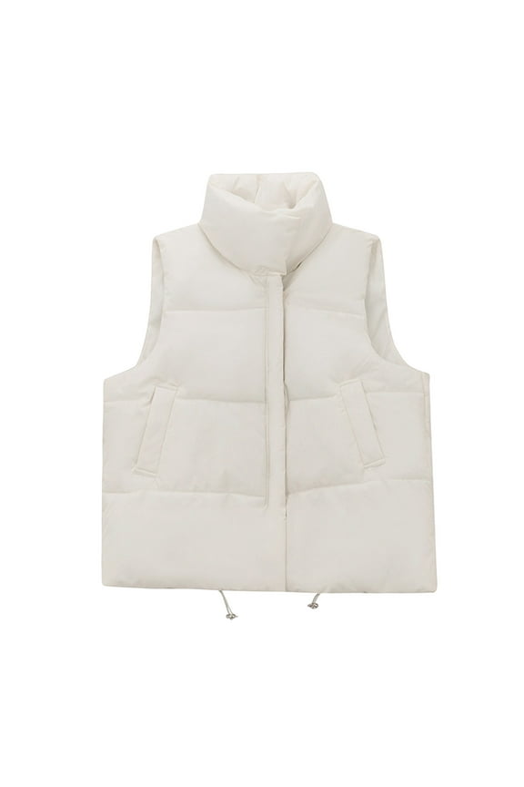 Women's Down Jacket Women's Loose Warm Thickened Cotton Waistcoat Cotton Tan Coat Womens Shacket Jacket