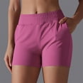 thumbnail image 1 of Dwaogom Women’s Elastic Waist Summer Solid Casual With Pockets Outing Shorts Pants Leather Leggings For Women Tummy Control Girls Clothes Size 10 12 Leggings, 1 of 8