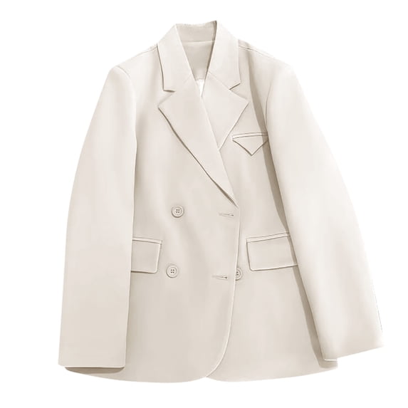 Dwaogom Women's Fashion Long Sleeve Casual Color Versatile Long Open Coat Vinyl Puffer Jacket Long Sleeve Coats