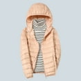 thumbnail image 1 of Dwaogom Women's Down Jacket Lightweight Hooded Short Korean Style Extra Large Size Plus White Down Warm Jacket Sweater Coats For Women Oversized Plaid Flannel Button Down Shirt Jackets, 1 of 7