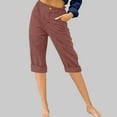 thumbnail image 1 of Dwaogom Women's Loose Wide Leg Pants High Waist Straight Pants Casual Pants Sweater Tunics For Women To Wear With Leggings Cotton Leggings, 1 of 4