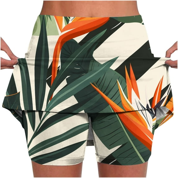 Dwaogom Women's Printing Athletic Shorts Lightweight High Waist Skinny Joggers Pockets Pant Leggings For Women Navy Blue Leggings Women Plus Size