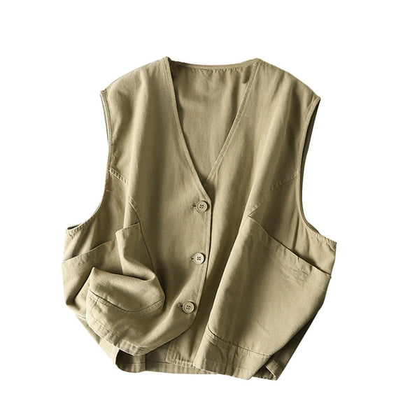 Dwaogom Women's Solid Color Suit Jacket With Lapel Pockets Cardigan Top Jacket Blazer Waterproof Down Jacket Long Sleeve Casual Plaid Shacket Jackets Shirts