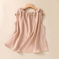 thumbnail image 1 of Dwaogom Women's Summer Casual Fashion Comfort Lace Solid Color Loose Round Neck Sleeveless Waterproof Parka Womens Womens Plus Size Jacket, 1 of 5