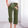 thumbnail image 1 of Dwaogom Womens Casual Printing Elastic Loose Pants Straight Wide Leg Trousers With Pocket Leggings For Women High Waist Ugly Christmas Leggings For Women Plus Size, 1 of 4