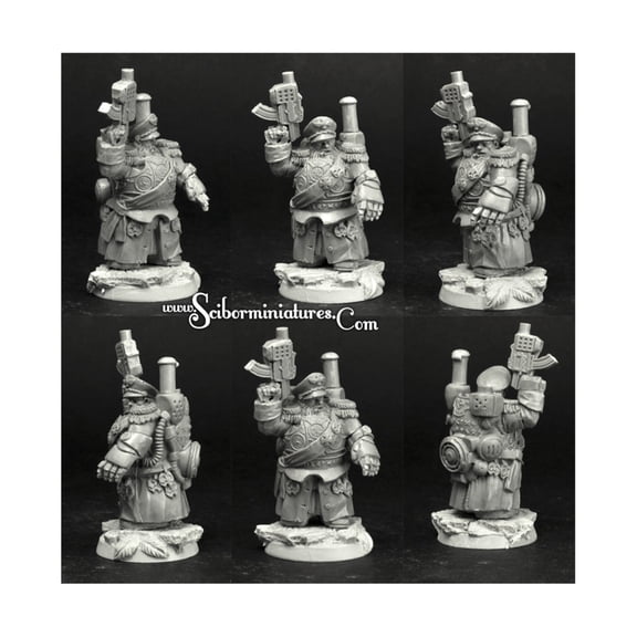 Scibor Monstrous Miniatures Dwarf Commander #1 New
