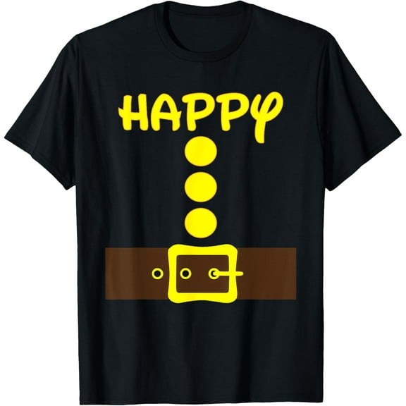 Dwarf Easy Halloween Men Women Kids Group Costume Matching T-Shirt