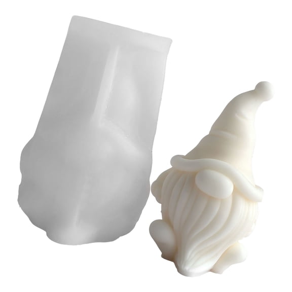 Dwarf Figurine Silicone Mold Christmas Theme Silicones Mould For Handmade Soap Festival Decoration
