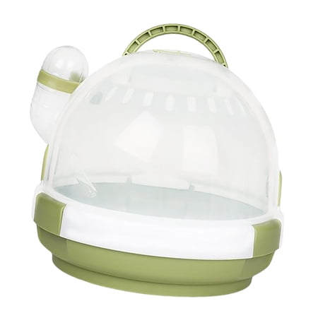 Dwarf Hamster Carrier Travel Cage Pet Supplies for Rats Small Sugar Glider Green