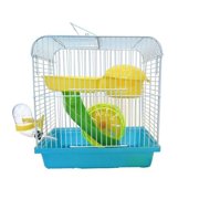 Dwarf Hamster, Mice Cage With Accessories, Blue