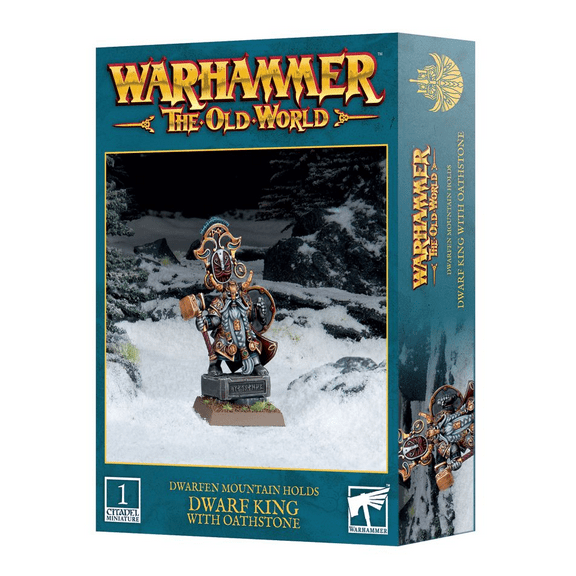 Warhammer The Old World: Dwarfen Mountain Holds Dwarf King With Oathstone