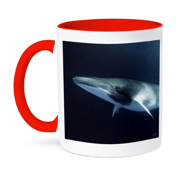 Ocean Life Mug 11oz Two-Tone Red