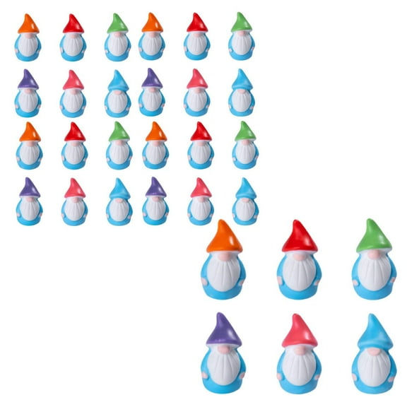 Dwarf Statues 30Pcs, Interesting Decorative Small Ornaments, Ideal Gifts For Diy Garden Micro-Landscape Decoration With Durable And Fade-Resistant Design