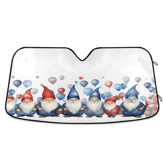 Dwarfs Balloon Star Car Windshield Sun Shade Foldable Car Front Window Visor Heat and UV Protection 57x31.5