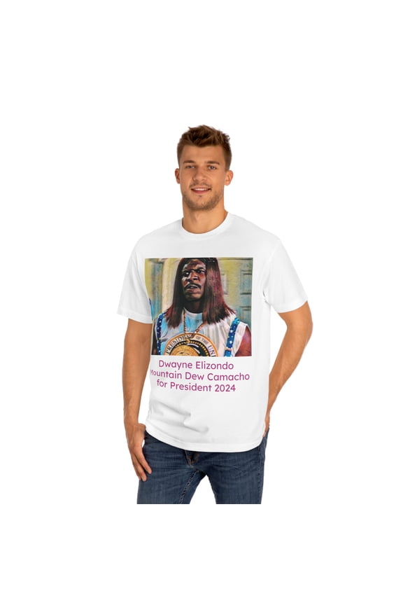 Dwayne Elizondo Mt Dew Camacho for President 2024, T-Shirt, Unisex Classic Tee