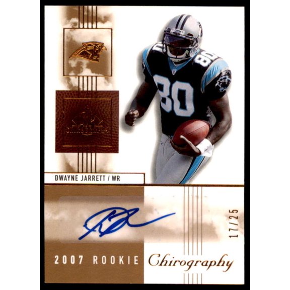 Dwayne Jarrett rookie Card 2007 SP Chirography Rookie Signatures Gold #112