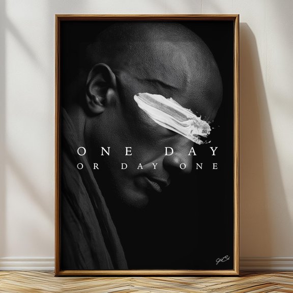 Dwayne Johnson Motivation Wall Art Print, Unframed Paper Poster 8x10in