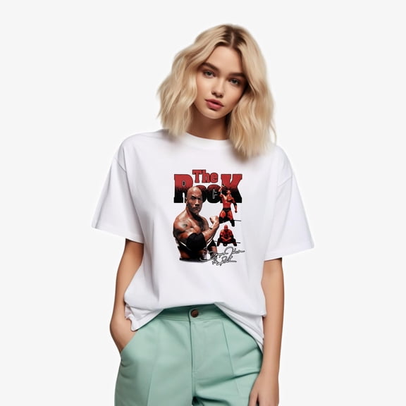 Dwayne Johnson The Rock Movie Star Motivator Fan T-Shirt, for men & women, up to size 5XL