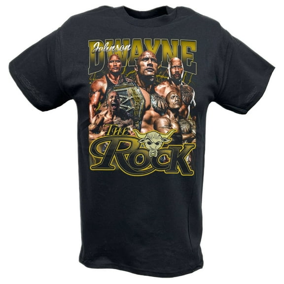 Dwayne The Rock Johnson Five Pose T-shirt