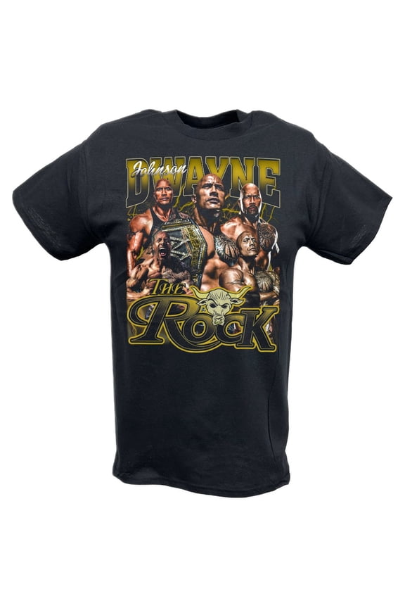Dwayne The Rock Johnson Five Pose T-shirt