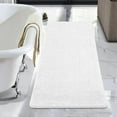thumbnail image 1 of DweIke Chenille Bathroom Mats With Non-Slip Backing Machine Washable Indoor Durable Rug 24"x48",White, 1 of 6