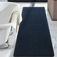 thumbnail image 1 of DweIke Chenille Bathroom Mats With Non-Slip Backing Machine Washable Indoor Durable Rug 24"x60",Navy, 1 of 6