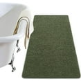 thumbnail image 1 of DweIke Chenille Bathroom Mats With Non-Slip Backing Machine Washable Indoor Durable Rug 24"x60",Olive Green, 1 of 6